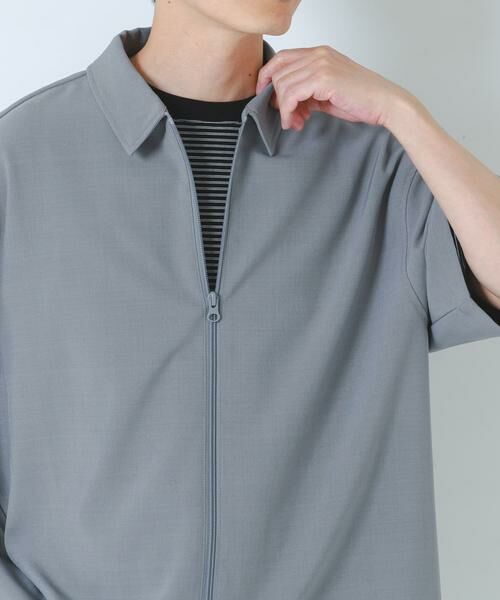 URBAN RESEARCH ITEMS / アーバンリサーチ アイテムズ シャツ・ブラウス | 2WAYストレッチ半袖ジップアップシャツ | 詳細24