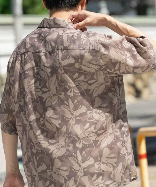 URBAN RESEARCH ITEMS / アーバンリサーチ アイテムズ シャツ・ブラウス | ボタニカルプリント OPカラー 半袖シャツ | 詳細2