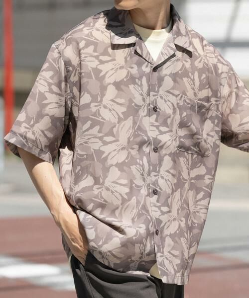 URBAN RESEARCH ITEMS / アーバンリサーチ アイテムズ シャツ・ブラウス | ボタニカルプリント OPカラー 半袖シャツ | 詳細3