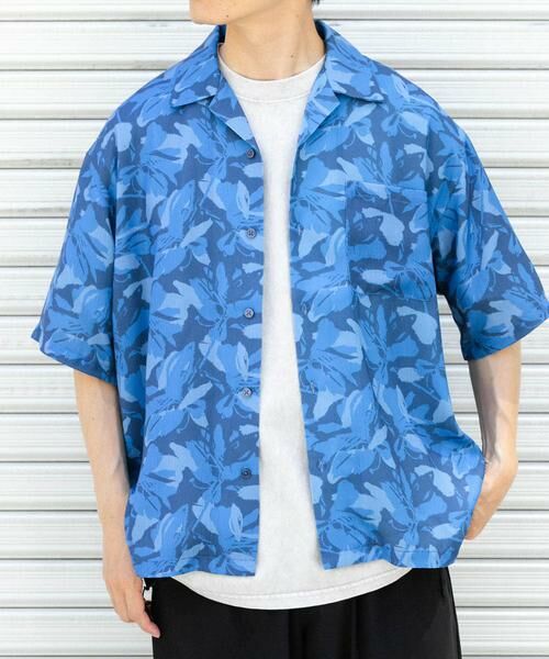 URBAN RESEARCH ITEMS / アーバンリサーチ アイテムズ シャツ・ブラウス | ボタニカルプリント OPカラー 半袖シャツ | 詳細11
