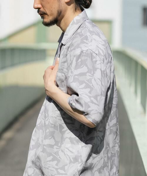 URBAN RESEARCH ITEMS / アーバンリサーチ アイテムズ シャツ・ブラウス | ボタニカルプリント OPカラー 半袖シャツ | 詳細24