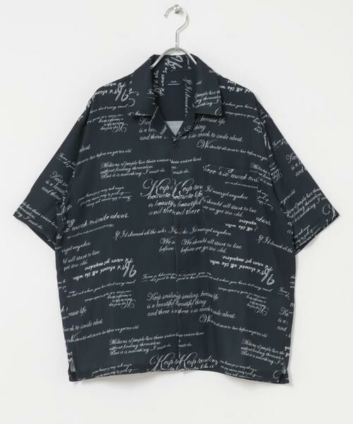 URBAN RESEARCH ITEMS / アーバンリサーチ アイテムズ シャツ・ブラウス | メッセージプリント OPカラー 半袖シャツ | 詳細19