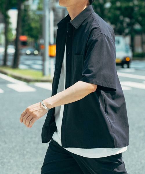 URBAN RESEARCH ITEMS / アーバンリサーチ アイテムズ シャツ・ブラウス | 『接触冷感/速乾/イージーケア』WINDY MESH ショートスリーブ シャツ | 詳細1