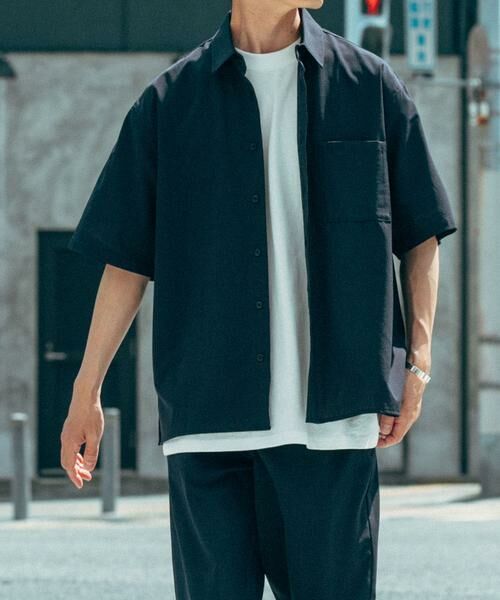 URBAN RESEARCH ITEMS / アーバンリサーチ アイテムズ シャツ・ブラウス | 『接触冷感/速乾/イージーケア』WINDY MESH ショートスリーブ シャツ | 詳細5