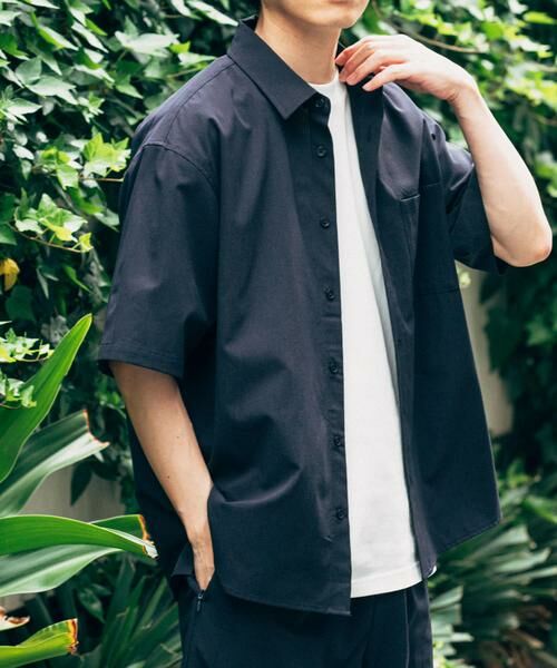 URBAN RESEARCH ITEMS / アーバンリサーチ アイテムズ シャツ・ブラウス | 『接触冷感/速乾/イージーケア』WINDY MESH ショートスリーブ シャツ | 詳細9