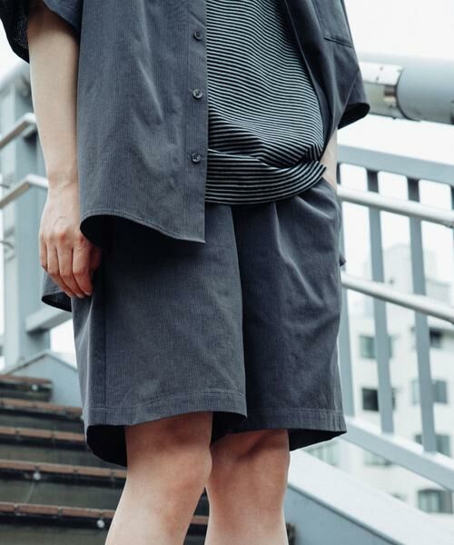 URBAN RESEARCH ITEMS / アーバンリサーチ アイテムズ ショート・ハーフ・半端丈パンツ | 『接触冷感/速乾/イージーケア』WINDY MESH ショートパンツ(チャコールグレー)