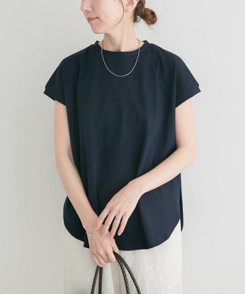 URBAN RESEARCH ITEMS / アーバンリサーチ アイテムズ Tシャツ | カノコノースリーブカットソー（ネイビー）