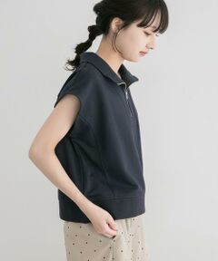 URBAN RESEARCH ITEMS / アーバンリサーチ アイテムズ スウェット | 裏毛ハーフジップショートプルオーバー