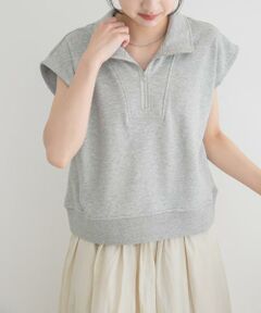 URBAN RESEARCH ITEMS / アーバンリサーチ アイテムズ スウェット | 裏毛ハーフジップショートプルオーバー