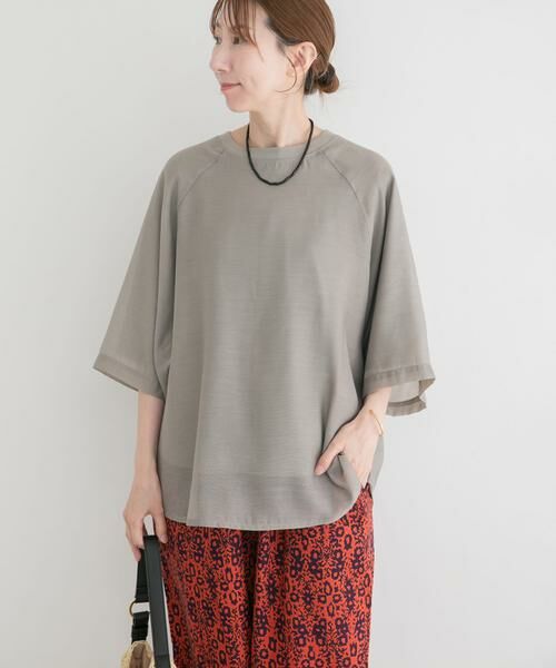 URBAN RESEARCH ITEMS / アーバンリサーチ アイテムズ Tシャツ | オーガンジーレイヤードTシャツ | 詳細13