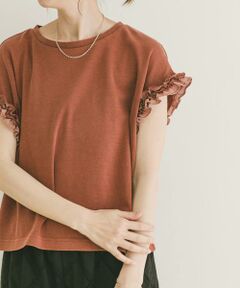 URBAN RESEARCH ITEMS / アーバンリサーチ アイテムズ Tシャツ | ドッキングフリルTシャツ
