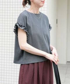 URBAN RESEARCH ITEMS / アーバンリサーチ アイテムズ Tシャツ | ドッキングフリルTシャツ
