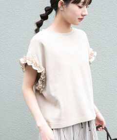 URBAN RESEARCH ITEMS / アーバンリサーチ アイテムズ Tシャツ | ドッキングフリルTシャツ