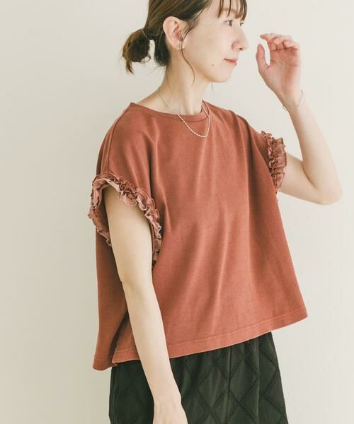 URBAN RESEARCH ITEMS / アーバンリサーチ アイテムズ Tシャツ | ドッキングフリルTシャツ | 詳細2