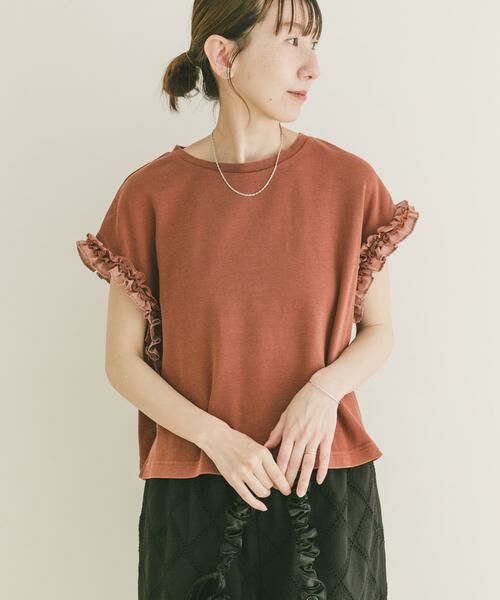 URBAN RESEARCH ITEMS / アーバンリサーチ アイテムズ Tシャツ | ドッキングフリルTシャツ | 詳細3
