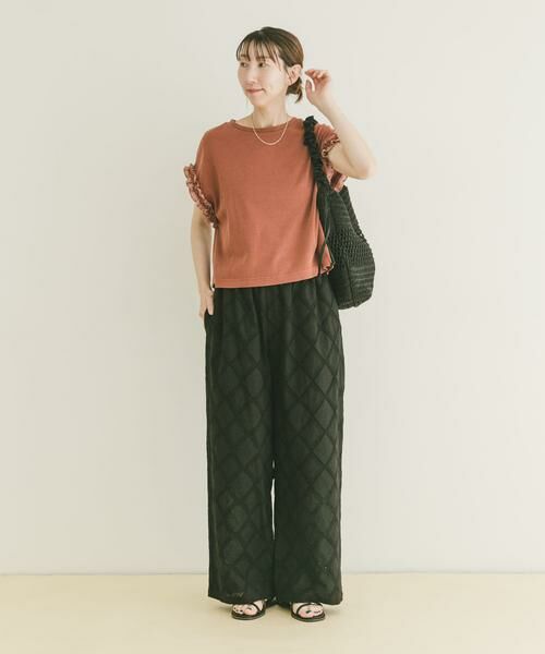 URBAN RESEARCH ITEMS / アーバンリサーチ アイテムズ Tシャツ | ドッキングフリルTシャツ | 詳細4