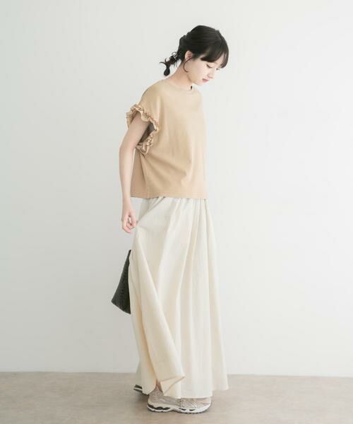 URBAN RESEARCH ITEMS / アーバンリサーチ アイテムズ Tシャツ | ドッキングフリルTシャツ | 詳細12