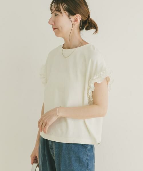 URBAN RESEARCH ITEMS / アーバンリサーチ アイテムズ Tシャツ | ドッキングフリルTシャツ | 詳細18