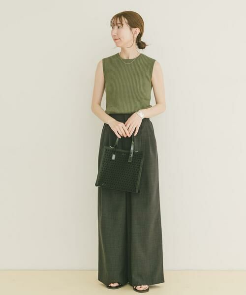 URBAN RESEARCH ITEMS / アーバンリサーチ アイテムズ ニット・セーター | 『洗濯可』ワイドノースリーブニット | 詳細12