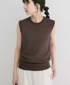 URBAN RESEARCH ITEMS / アーバンリサーチ アイテムズ ニット・セーター | リネン混ノースリーブニット