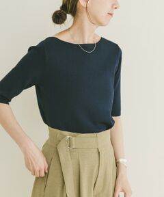 URBAN RESEARCH ITEMS / アーバンリサーチ アイテムズ ニット・セーター | 『洗濯可』ソウバリボートネックニット