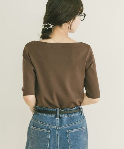 URBAN RESEARCH ITEMS / アーバンリサーチ アイテムズ ニット・セーター | 『洗濯可』ソウバリボートネックニット | 詳細3
