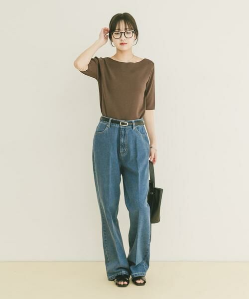 URBAN RESEARCH ITEMS / アーバンリサーチ アイテムズ ニット・セーター | 『洗濯可』ソウバリボートネックニット | 詳細4