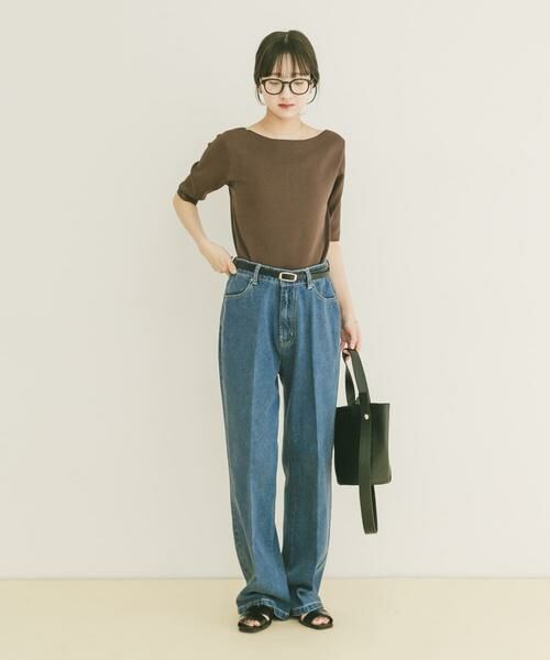 URBAN RESEARCH ITEMS / アーバンリサーチ アイテムズ ニット・セーター | 『洗濯可』ソウバリボートネックニット | 詳細5