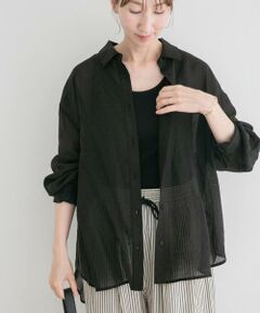 URBAN RESEARCH ITEMS / アーバンリサーチ アイテムズ シャツ・ブラウス | シアーチェックオーバーシャツ