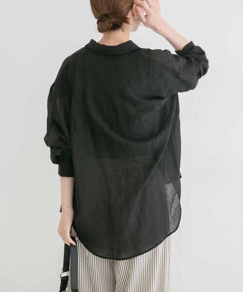 URBAN RESEARCH ITEMS / アーバンリサーチ アイテムズ シャツ・ブラウス | シアーチェックオーバーシャツ | 詳細10
