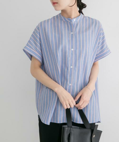 URBAN RESEARCH ITEMS / アーバンリサーチ アイテムズ シャツ・ブラウス | リネン混フレンチシャツ | 詳細14