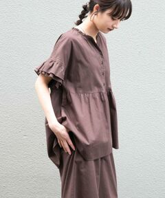 URBAN RESEARCH ITEMS / アーバンリサーチ アイテムズ シャツ・ブラウス | 袖フリルスキッパーブラウス