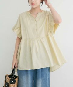 URBAN RESEARCH ITEMS / アーバンリサーチ アイテムズ シャツ・ブラウス | 袖フリルスキッパーブラウス
