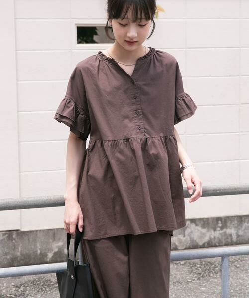 URBAN RESEARCH ITEMS / アーバンリサーチ アイテムズ シャツ・ブラウス | 袖フリルスキッパーブラウス | 詳細2
