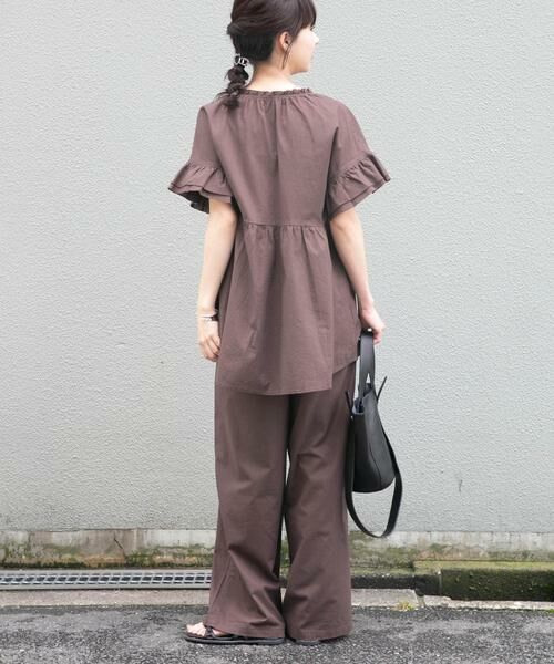 URBAN RESEARCH ITEMS / アーバンリサーチ アイテムズ シャツ・ブラウス | 袖フリルスキッパーブラウス | 詳細7