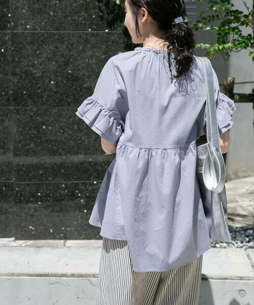 URBAN RESEARCH ITEMS / アーバンリサーチ アイテムズ シャツ・ブラウス | 袖フリルスキッパーブラウス | 詳細12