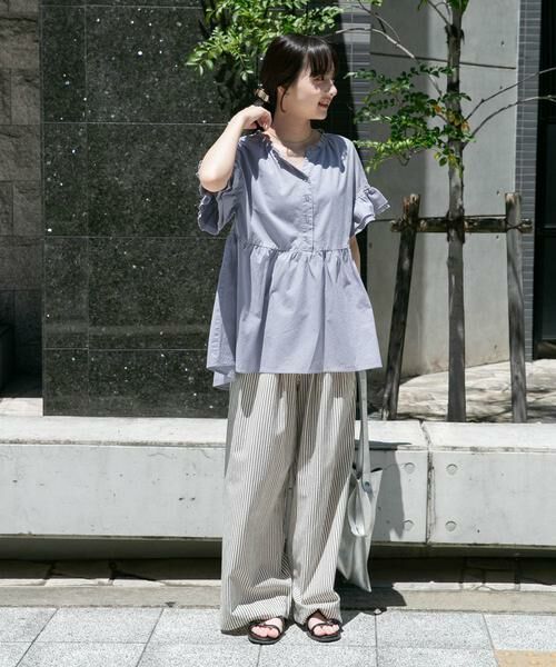 URBAN RESEARCH ITEMS / アーバンリサーチ アイテムズ シャツ・ブラウス | 袖フリルスキッパーブラウス | 詳細14