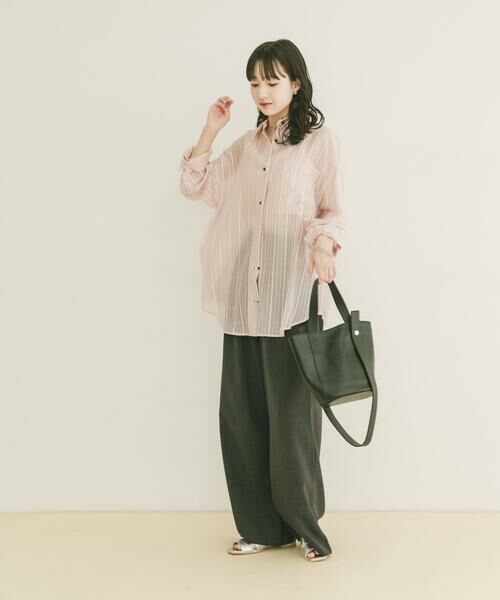 URBAN RESEARCH ITEMS / アーバンリサーチ アイテムズ シャツ・ブラウス | シアープリントストライプシャツ | 詳細14