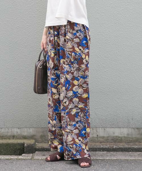 URBAN RESEARCH ITEMS / アーバンリサーチ アイテムズ その他パンツ | プリントイージーパンツ（グレー）
