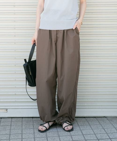 URBAN RESEARCH ITEMS / アーバンリサーチ アイテムズ その他パンツ | ナイロンカーゴパンツ(ブラウン)