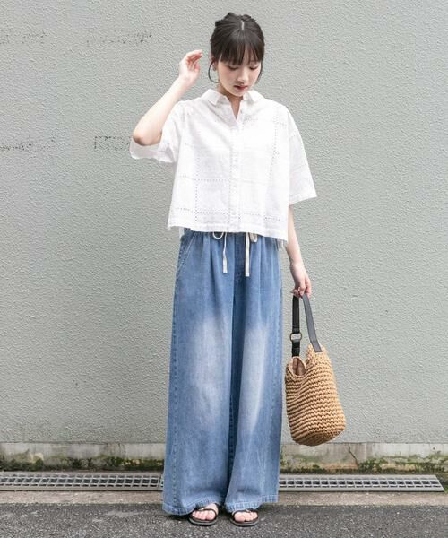 URBAN RESEARCH ITEMS / アーバンリサーチ アイテムズ デニムパンツ | 綿麻デニムパンツ | 詳細4