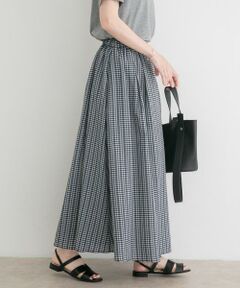 URBAN RESEARCH ITEMS / アーバンリサーチ アイテムズ ロング・マキシ丈スカート | サッカーチェックフレアスカート