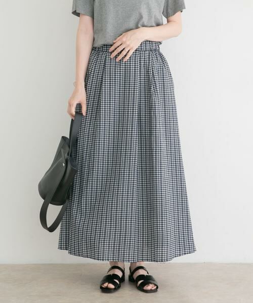 URBAN RESEARCH ITEMS / アーバンリサーチ アイテムズ ロング・マキシ丈スカート | サッカーチェックフレアスカート | 詳細4