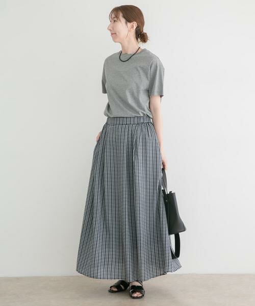 URBAN RESEARCH ITEMS / アーバンリサーチ アイテムズ ロング・マキシ丈スカート | サッカーチェックフレアスカート | 詳細5