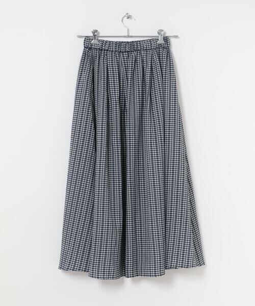 URBAN RESEARCH ITEMS / アーバンリサーチ アイテムズ ロング・マキシ丈スカート | サッカーチェックフレアスカート | 詳細9