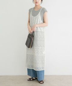 URBAN RESEARCH ITEMS / アーバンリサーチ アイテムズ ワンピース | インナー付きレースキャミワンピース