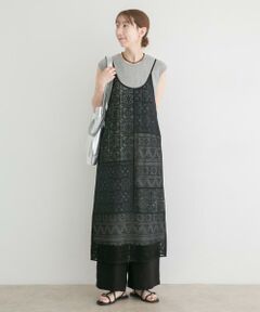 URBAN RESEARCH ITEMS / アーバンリサーチ アイテムズ ワンピース | インナー付きレースキャミワンピース