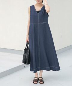 URBAN RESEARCH ITEMS / アーバンリサーチ アイテムズ ワンピース | 『洗濯可』レーヨンデニムテントワンピース