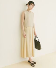 URBAN RESEARCH ITEMS / アーバンリサーチ アイテムズ ワンピース | ニットベストセットノースリーブワンピース