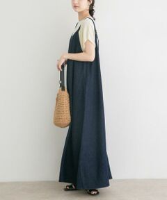 URBAN RESEARCH ITEMS / アーバンリサーチ アイテムズ ワンピース | 綿麻デニムキャミワンピース